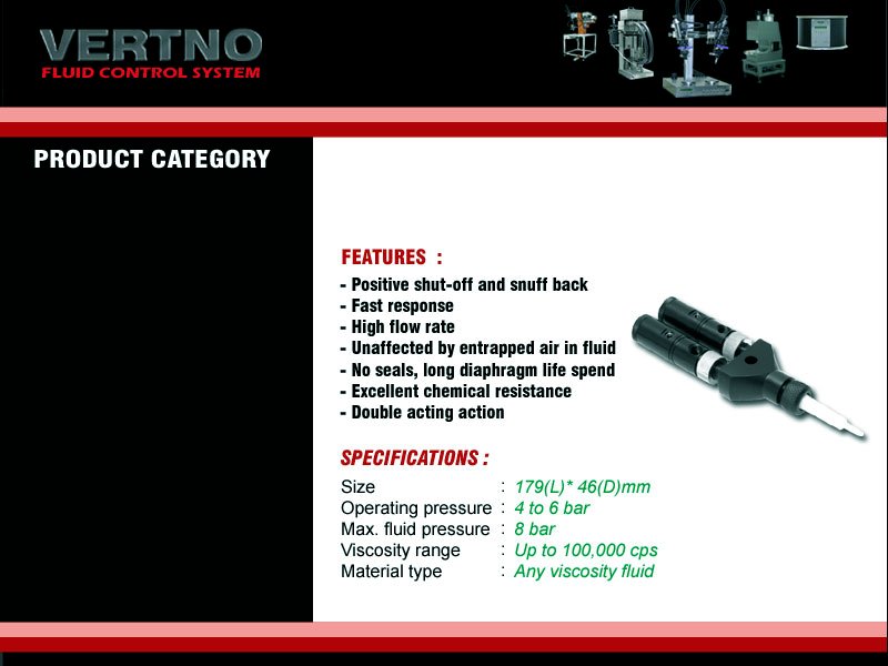 2 component piston valve-V0131