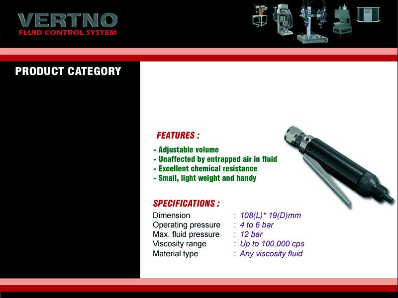 adjustable hand held needle valve